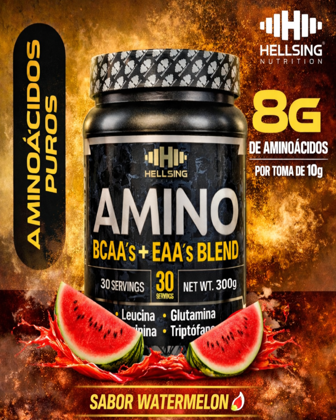 Hellsing Amino x 30 Servicios (300 gr)